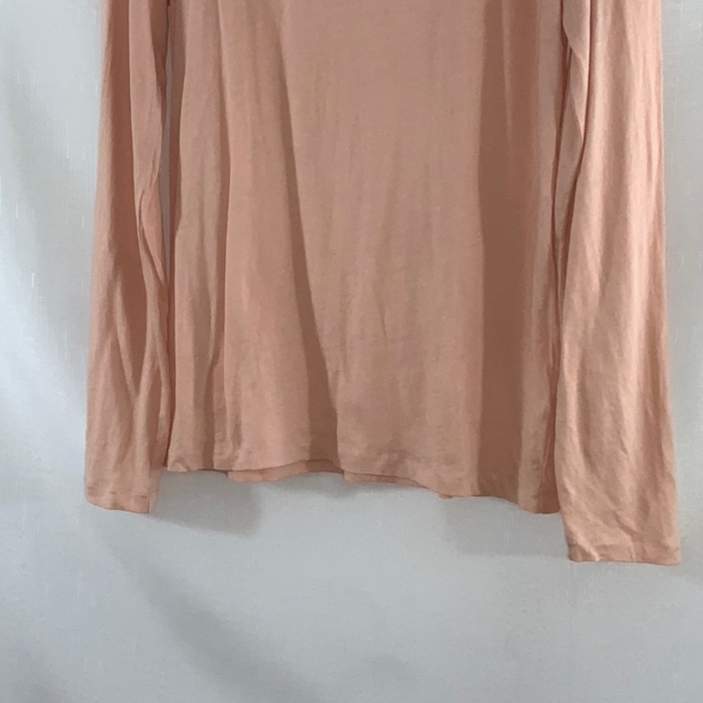 624 10/$50🏄🏻‍♀️ J. Crew Pink Cotton Turtleneck Shirt - Picture 7 of 15